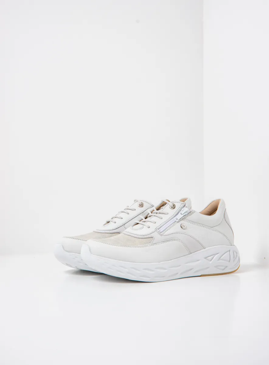 Wolky Vitality S2F - Leder Kombi Stretch weiß Atmungsaktive Schuhe für damen