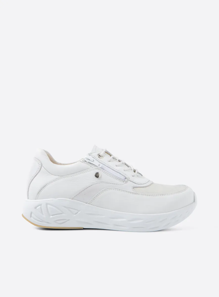 Wolky Vitality S2F - Leder Kombi Stretch weiß Atmungsaktive Schuhe für damen