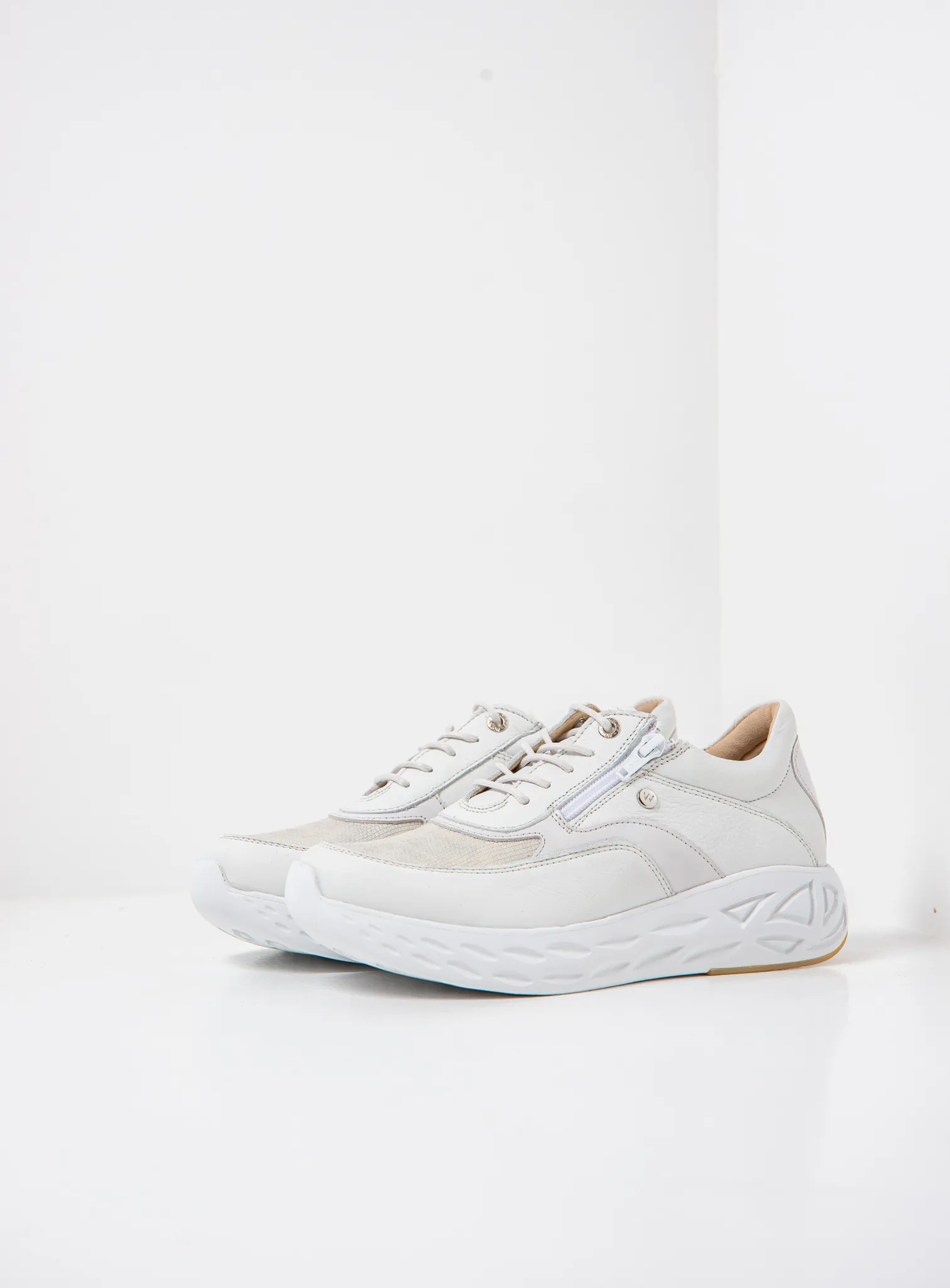 Wolky Vitality S2F - Leder Kombi Stretch weiß Atmungsaktive Schuhe für damen