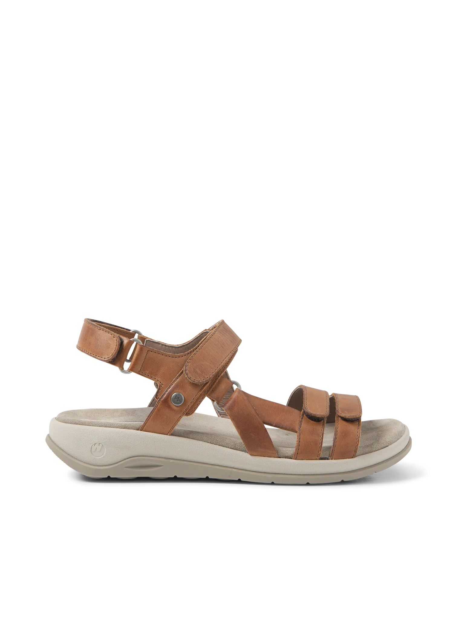 Wolky Manilla - Leder cognac Sandalen für damen