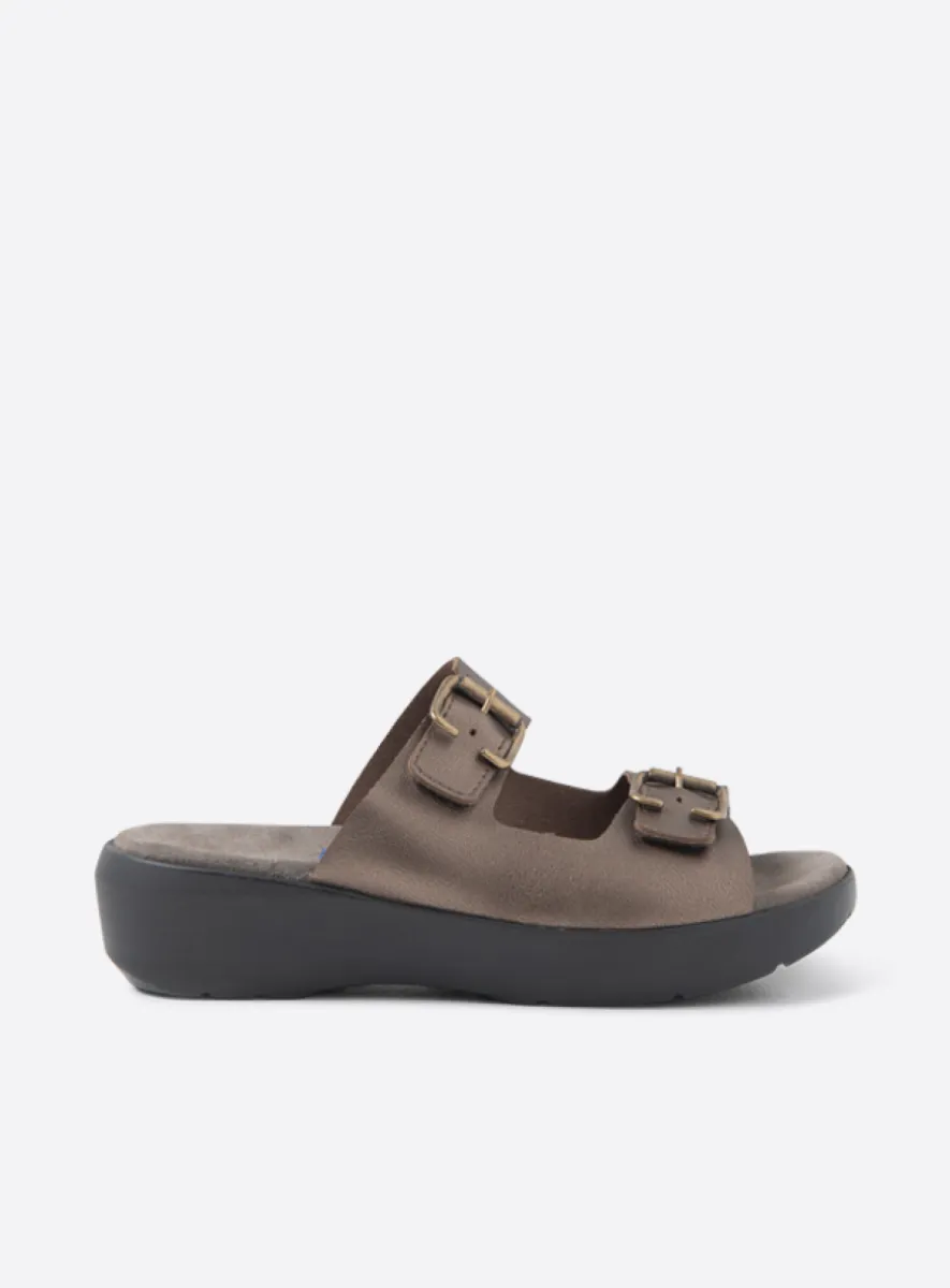 Wolky Newport - Biocare vegan bronze Pantoletten für damen
