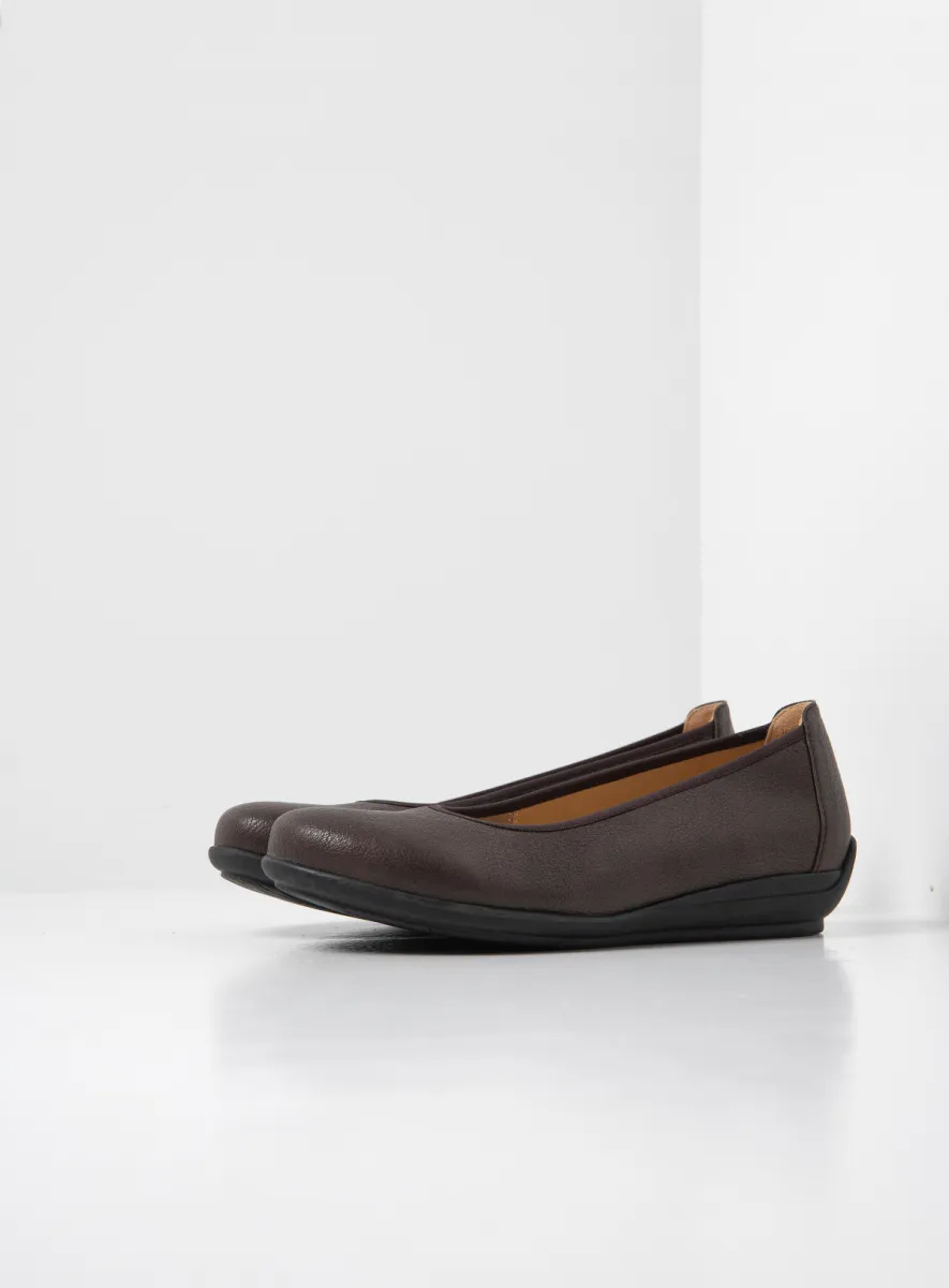 Wolky Duncan F2F - Biocare vegan braun Schlupfschuhe für damen