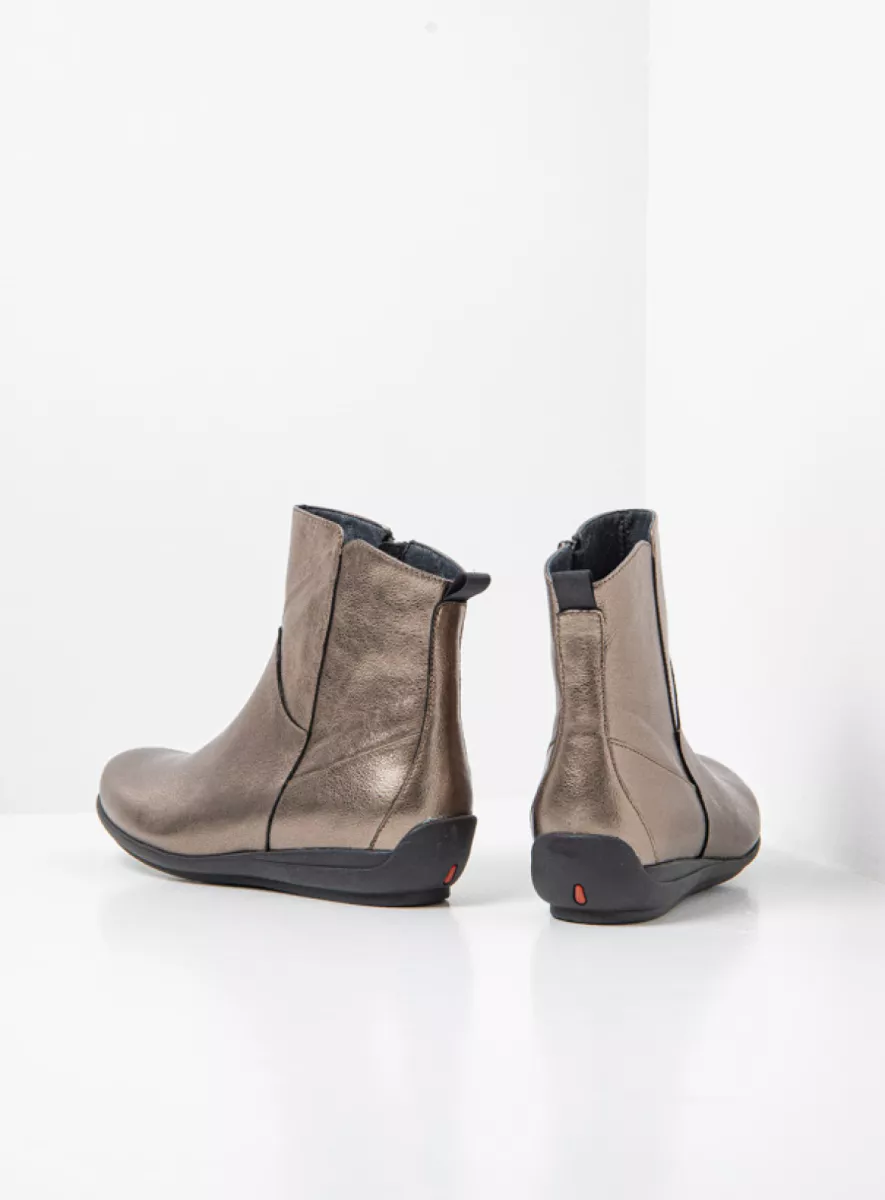 Wolky Stiefel 00388 Ryland F2F 23203 Leder metallic bronze