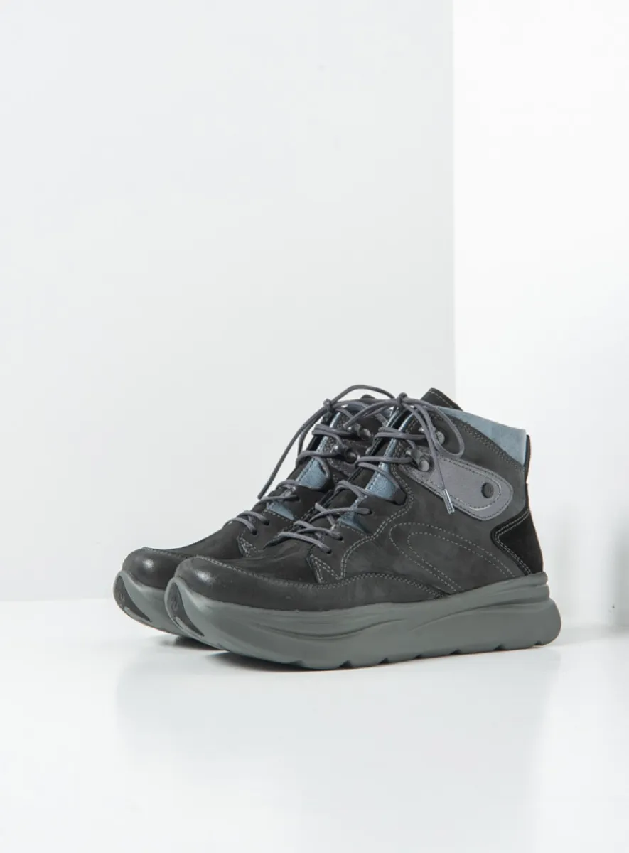 Wolky Apex - Leder Kombi Stretch schwarz Atmungsaktive Schuhe für damen