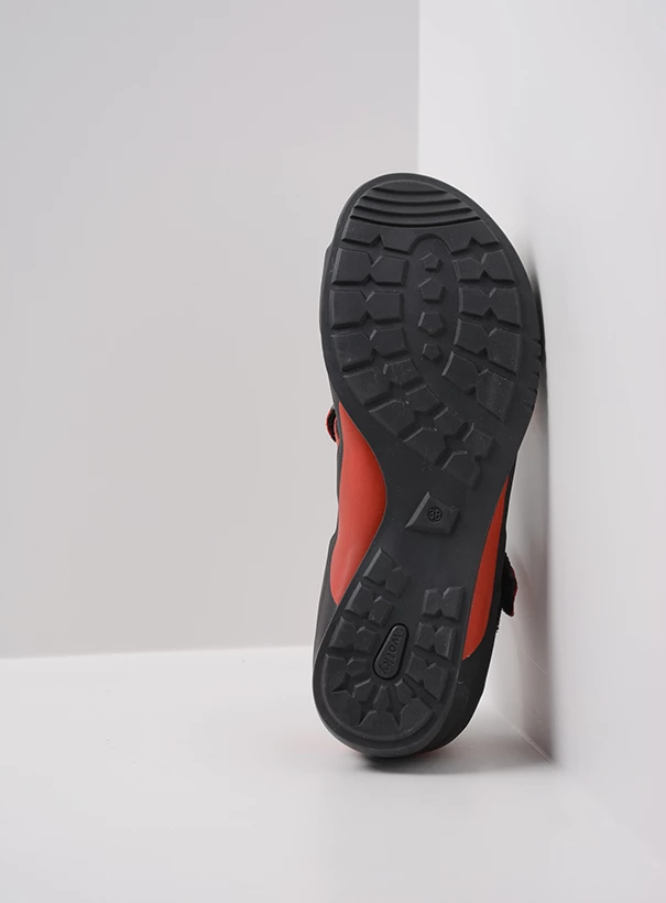wolky sandalen 01050 ripple 30500 rood leer sole