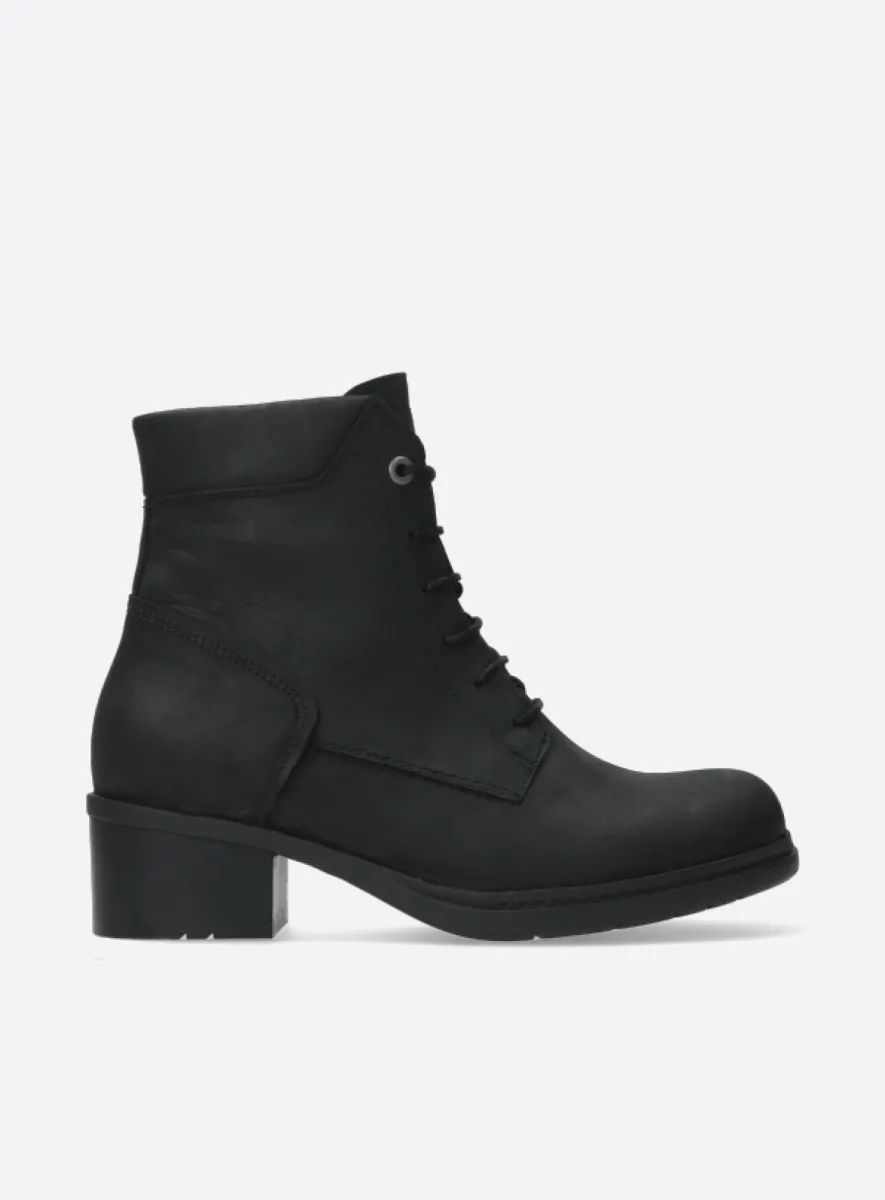 Wolky Edson - Nubukleder schwarz Stiefeletten für damen