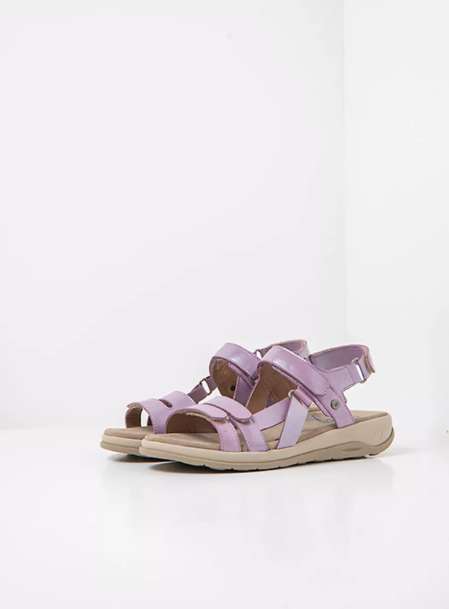 Wolky Sandalen 01475 Manilla 61606 Leder lavendel