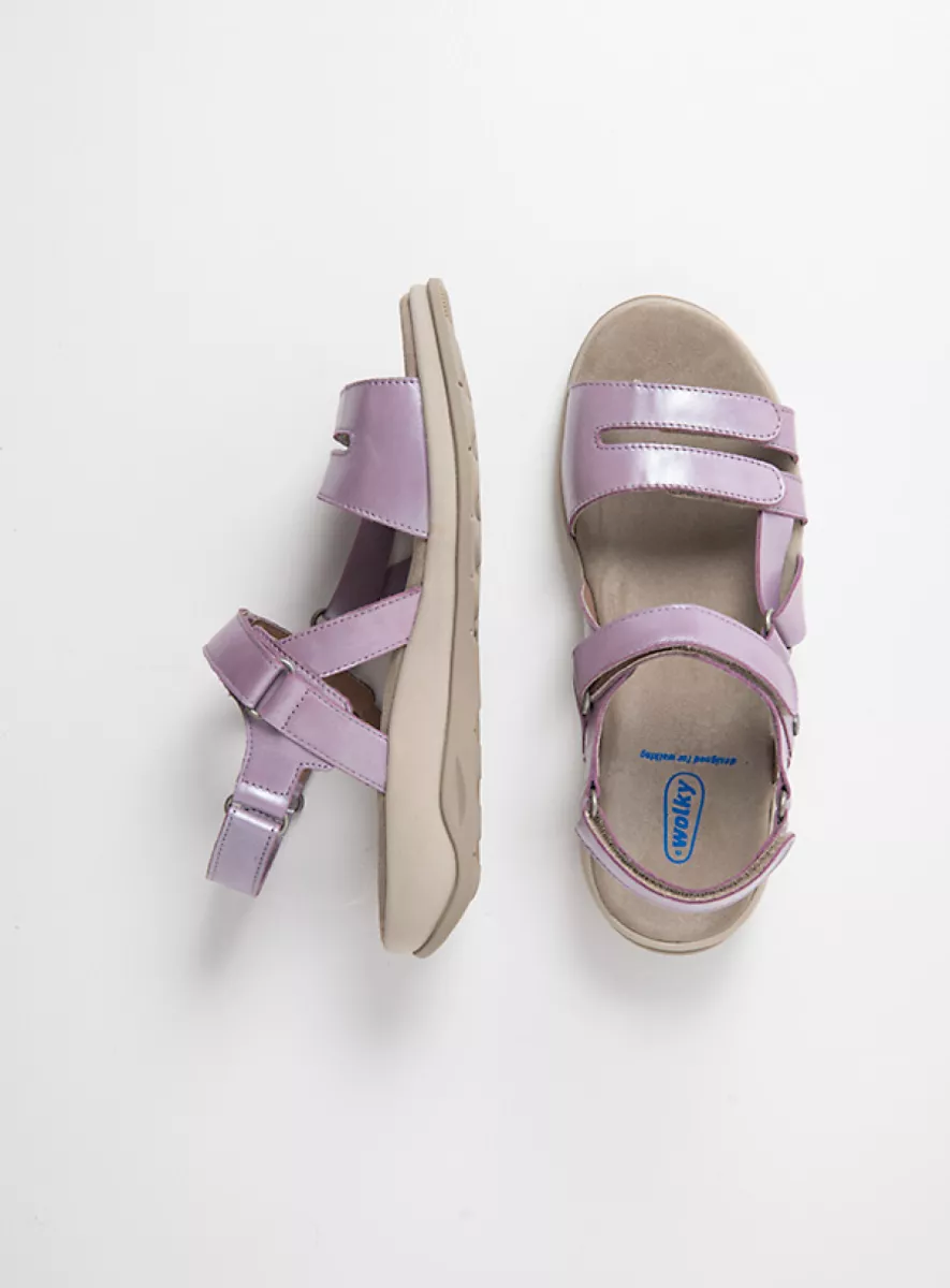 Wolky Sandalen 01475 Manilla 61606 Leder lavendel