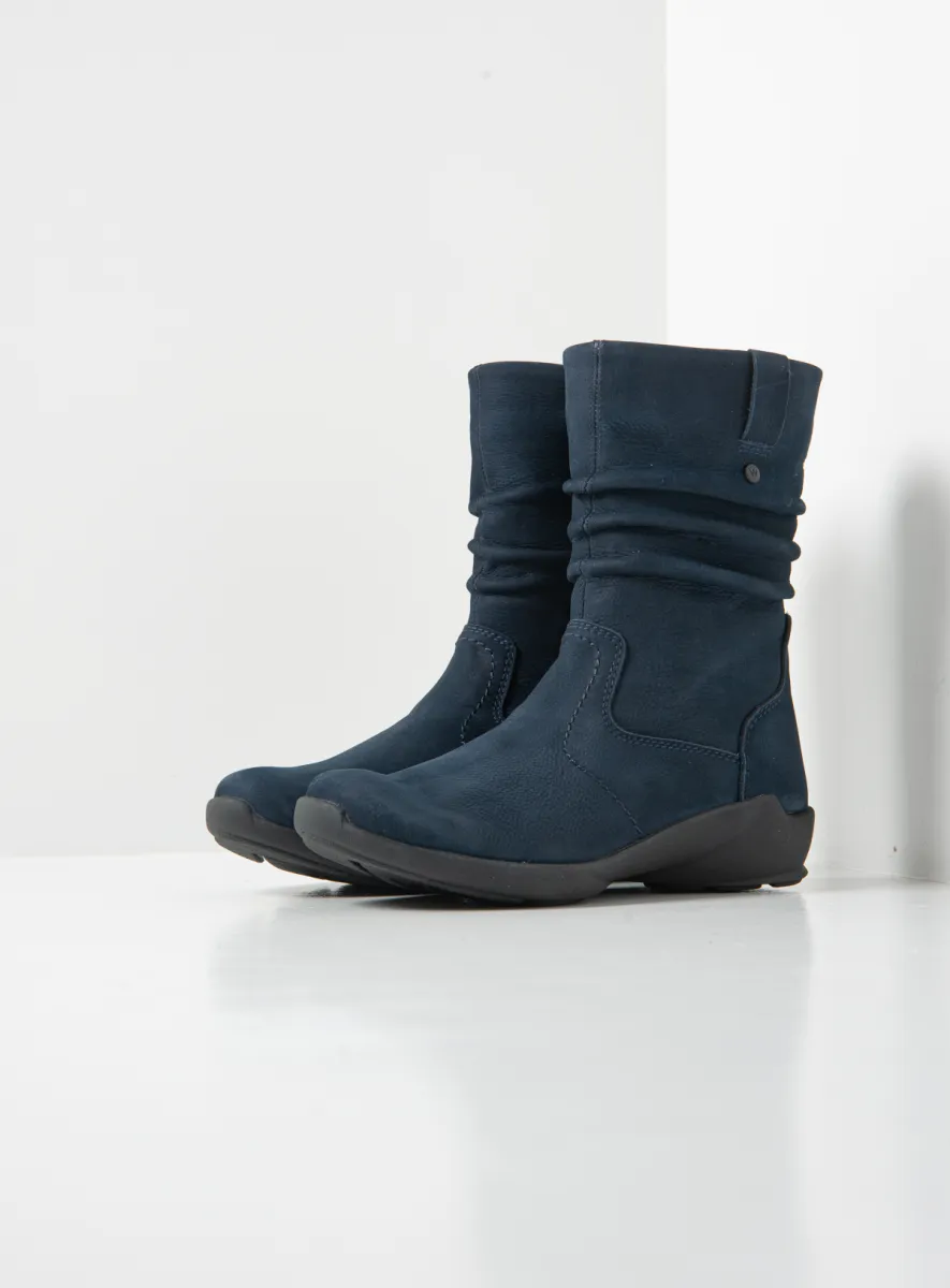Wolky Luna - Nubukleder blau Atmungsaktive Schuhe für damen