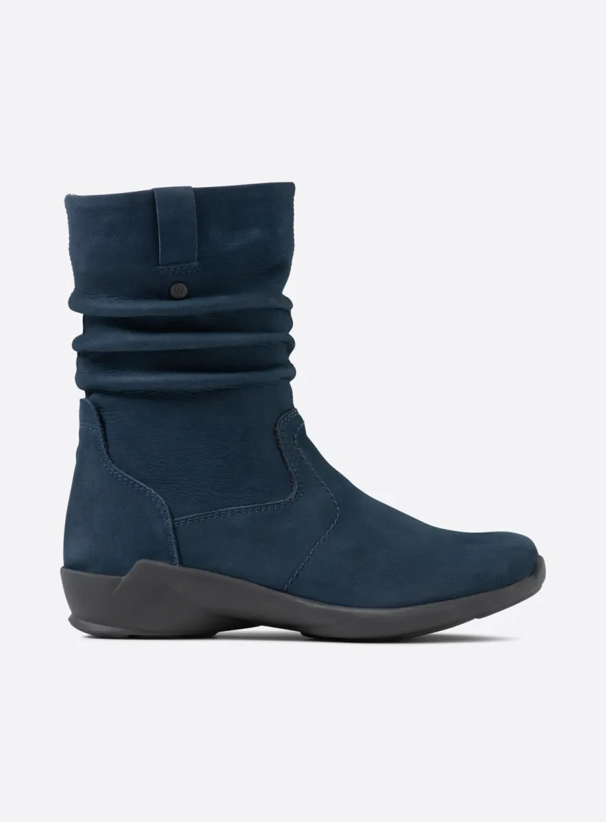 Wolky Luna - Nubukleder blau Atmungsaktive Schuhe für damen