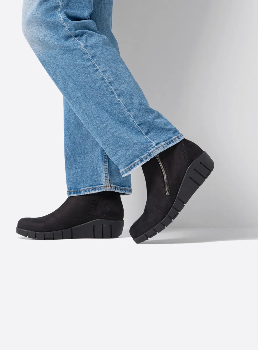 Wolky Stiefel 01782 Phoenix HV 14000 Nubukleder schwarz
