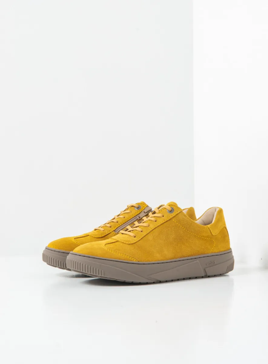 Wolky Foria - Veloursleder currygelb Atmungsaktive Schuhe für damen