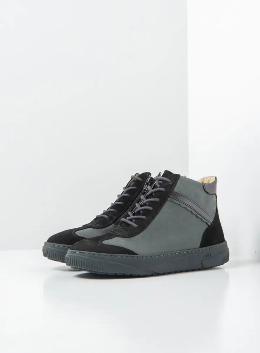 Wolky Sapri - Veloursleder schwarz Atmungsaktive Schuhe für damen