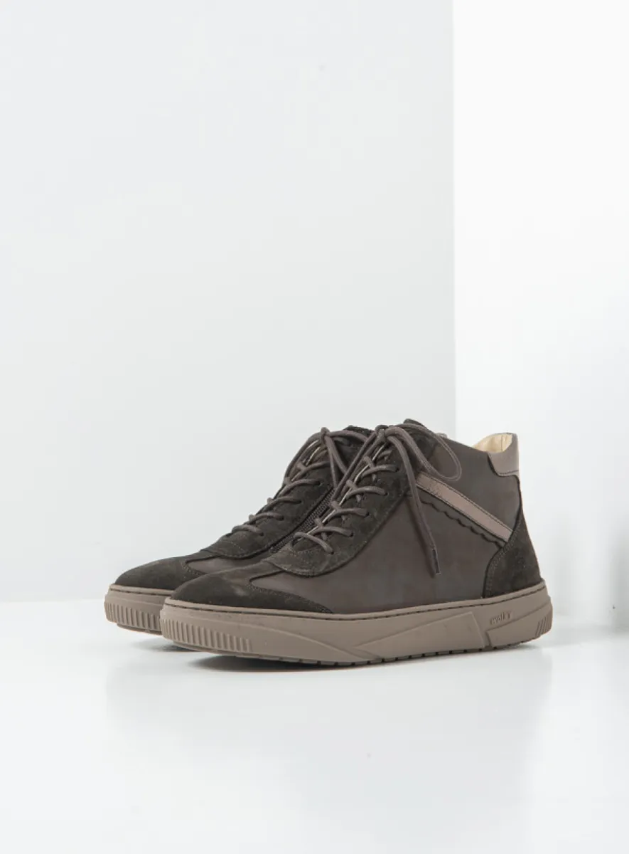 Wolky Sapri - Veloursleder braun Bequeme Sneaker für Damen für damen