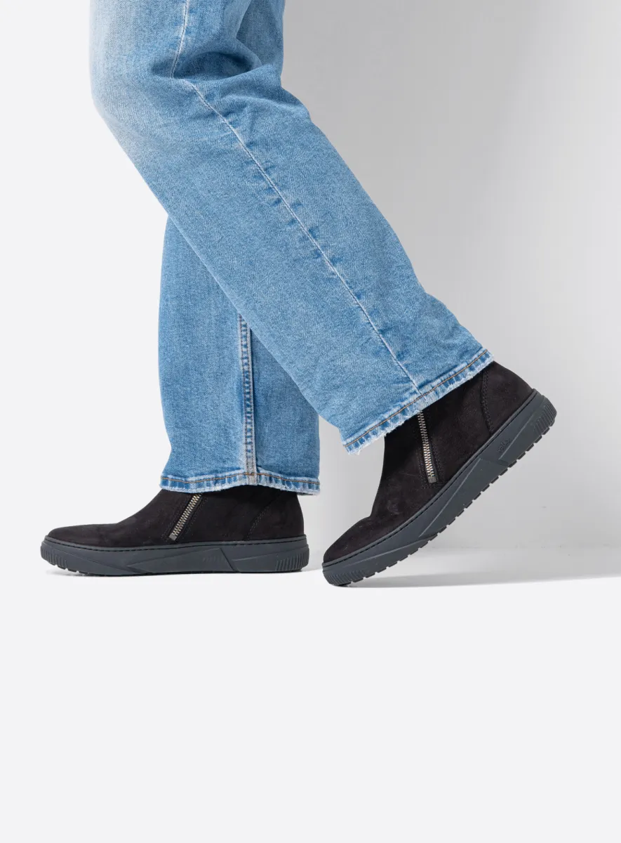 Wolky Stiefeletten 02087 Centola 10000 Nubukleder schwarz