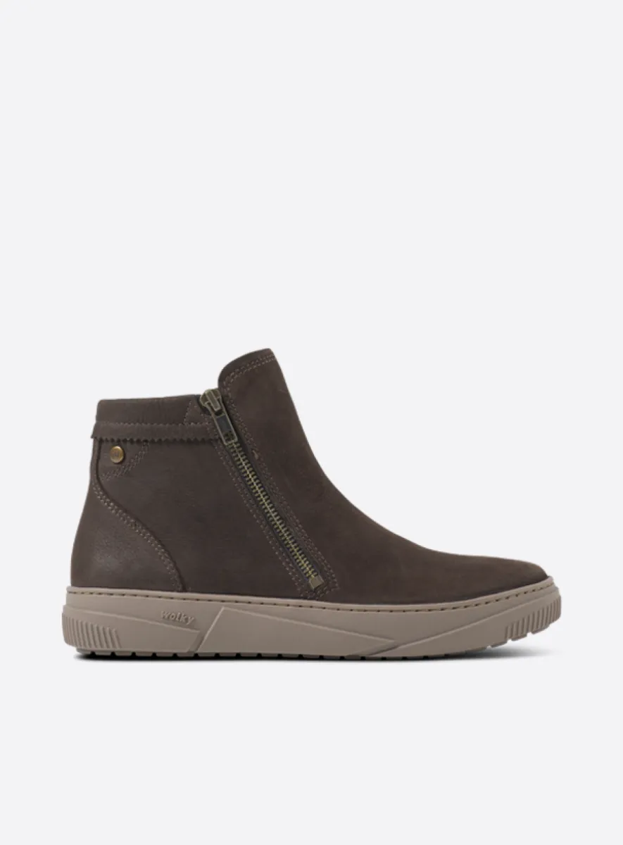 Wolky Centola - Nubukleder braun Stiefeletten für damen