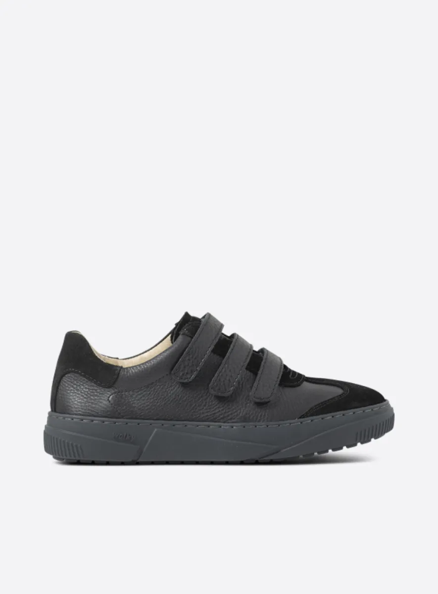 Wolky Valdora - Leder schwarz Riemchenschuhe für damen