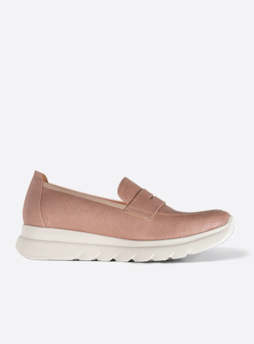 Wolky Snoafer F2F - Biocare vegan altroze Schlupfschuhe für damen
