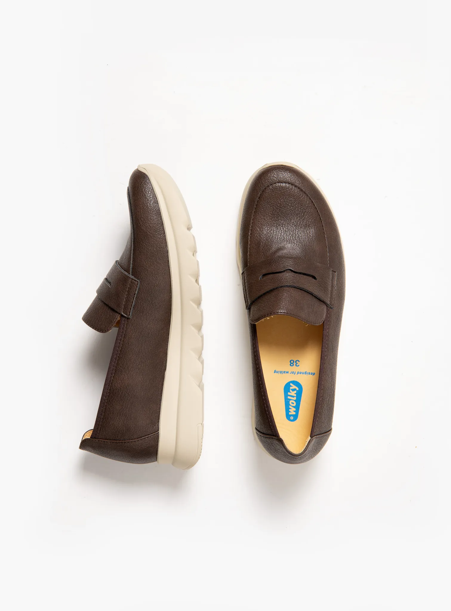 Wolky Schlupfschuhe 02127 Snoafer F2F 86300 Biocare vegan braun