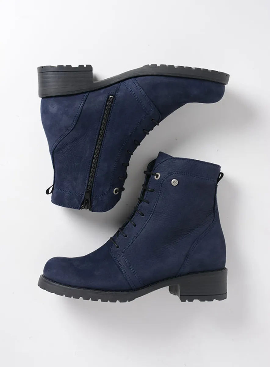 Wolky Quinta - Nubukleder blau Atmungsaktive Schuhe für damen
