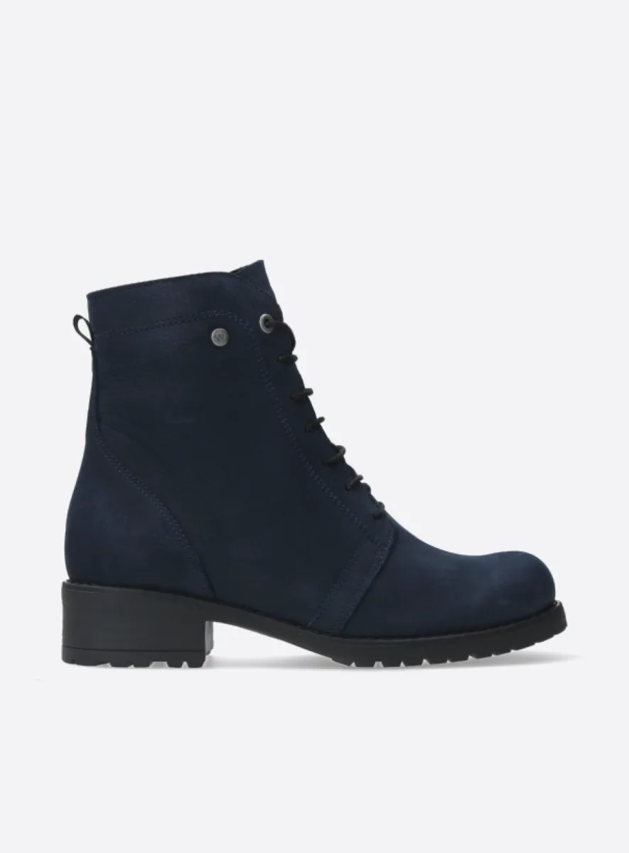 Wolky Quinta - Nubukleder blau Atmungsaktive Schuhe für damen
