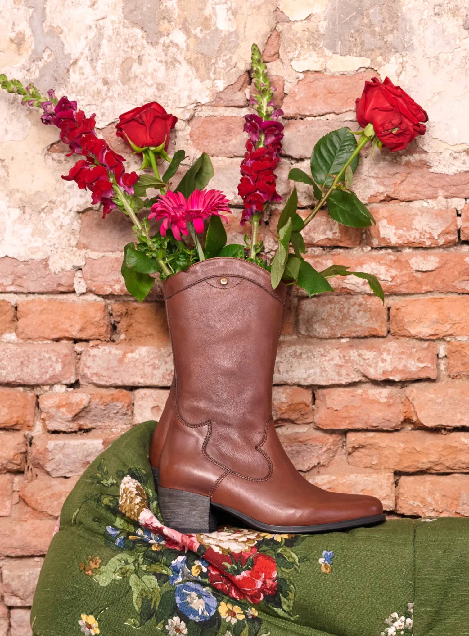 Wolky Cowboystiefel 02885 Caldwell HV 20430 Leder cognac