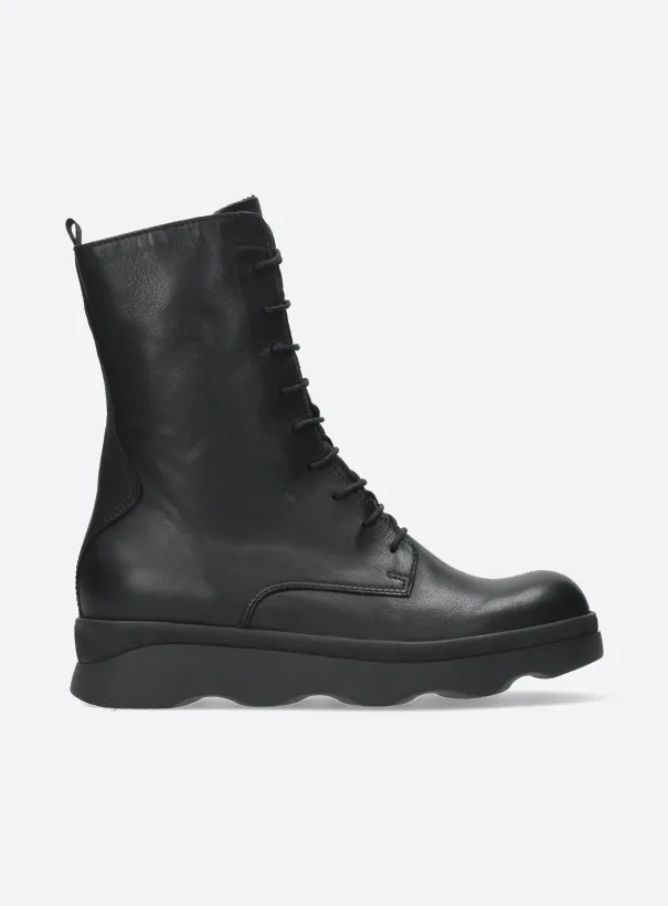 Wolky Mito - Leder schwarz Stiefel für damen