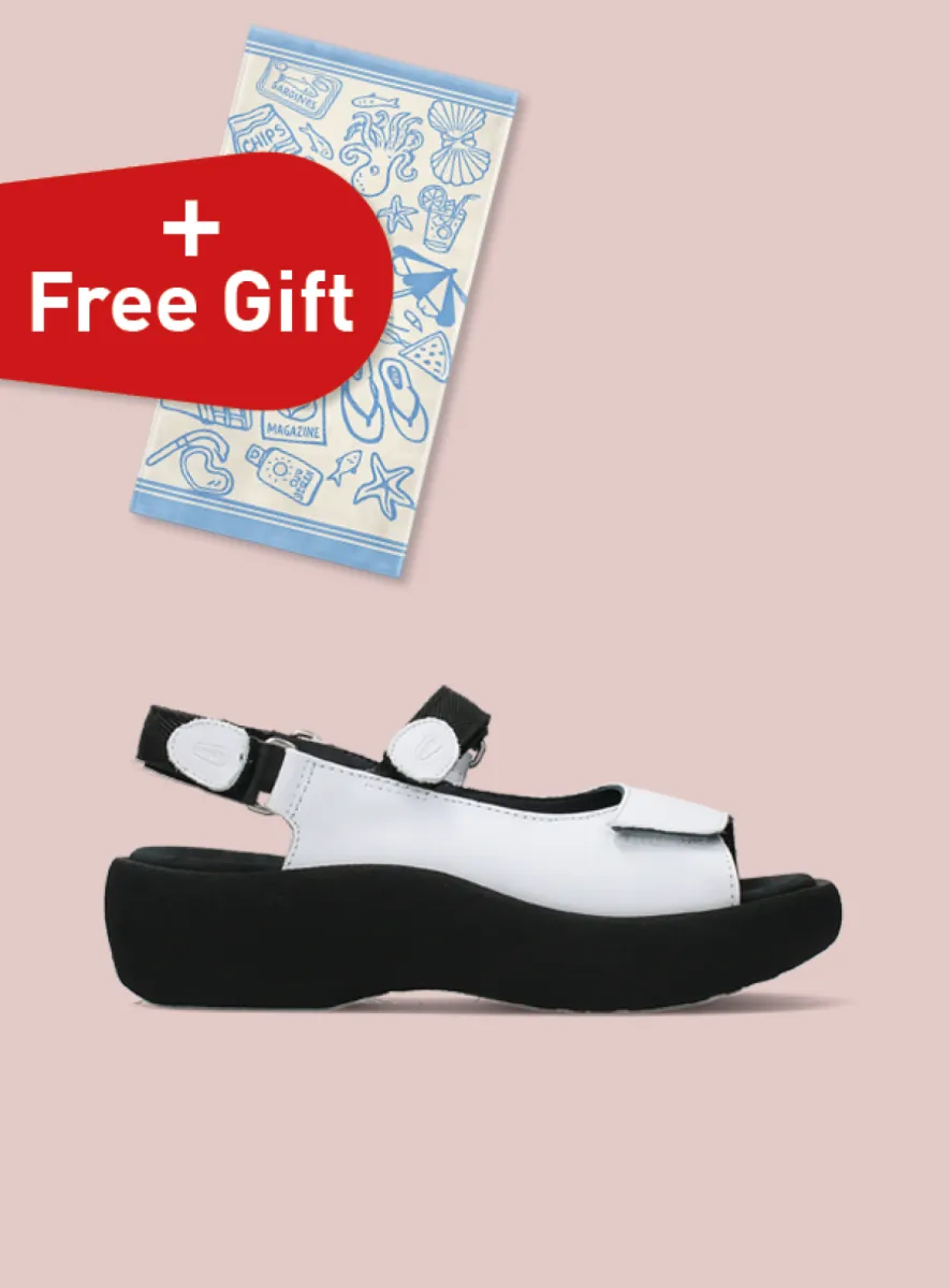 Wolky Jewel - Leder weiß Sandalen für damen