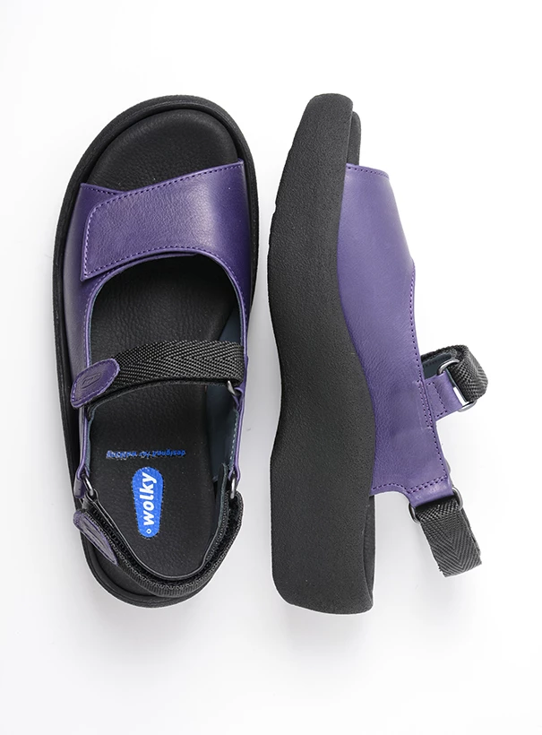 wolky sandalen 03204 jewel 34600 leder violett top