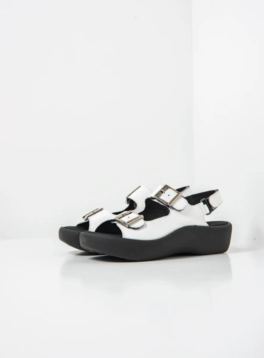 Wolky Fortune - Leder weiß Sandalen für damen