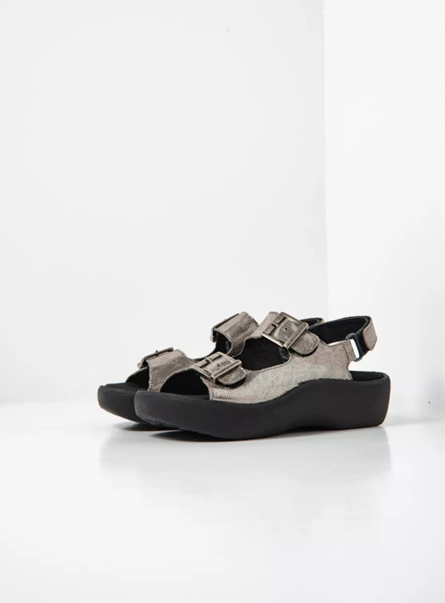 Wolky Neu 03206 Fortune 39280 Leder metallic grau