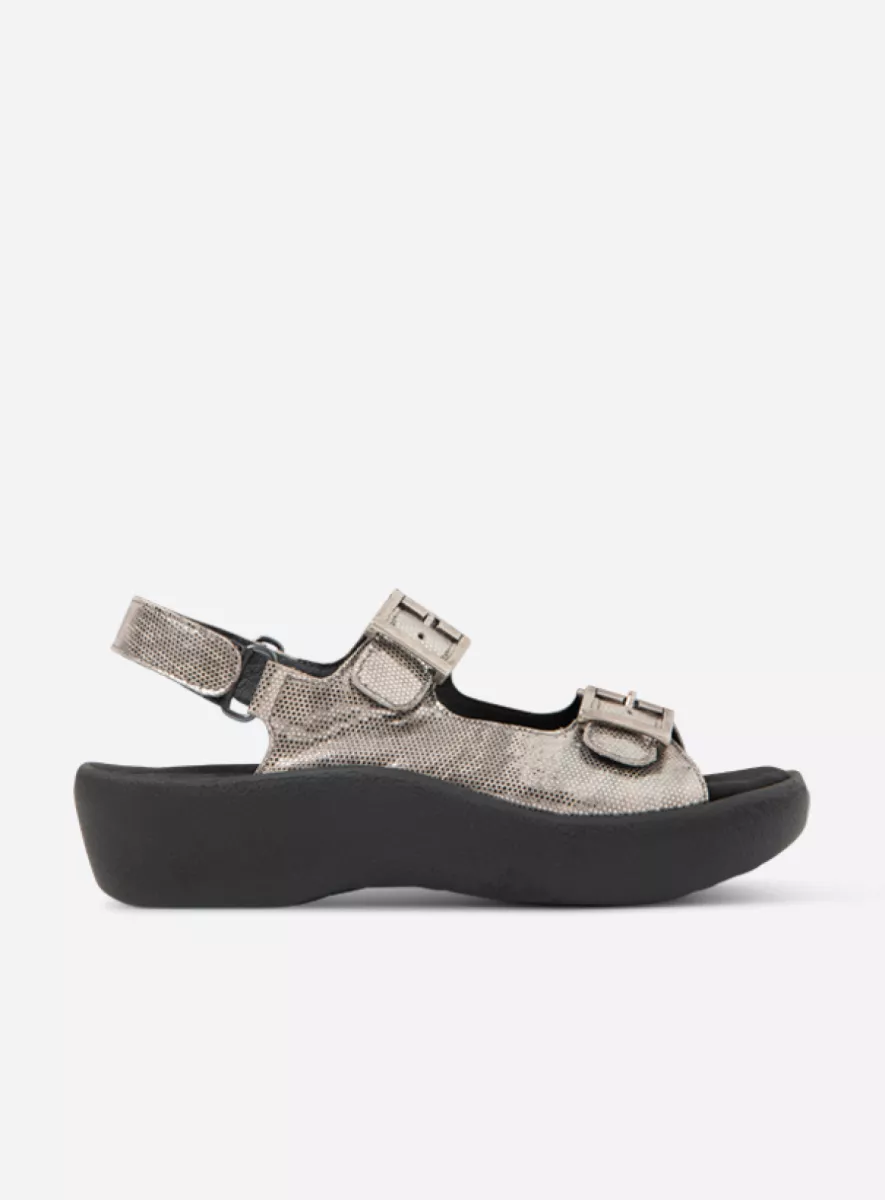 Wolky Neu 03206 Fortune 39280 Leder metallic grau