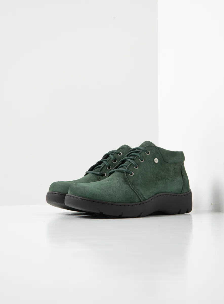 Wolky Tarda WR - Nubukleder grün Bequeme Schuhe für damen