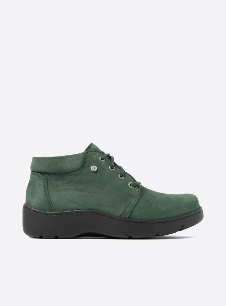 Wolky Tarda WR - Nubukleder grün Bequeme Schuhe für damen