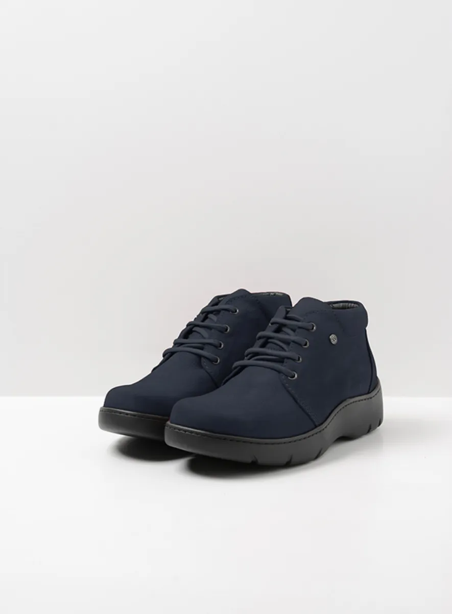 Wolky Tarda WR - Nubukleder dunkelblau Schnürschuhe für damen