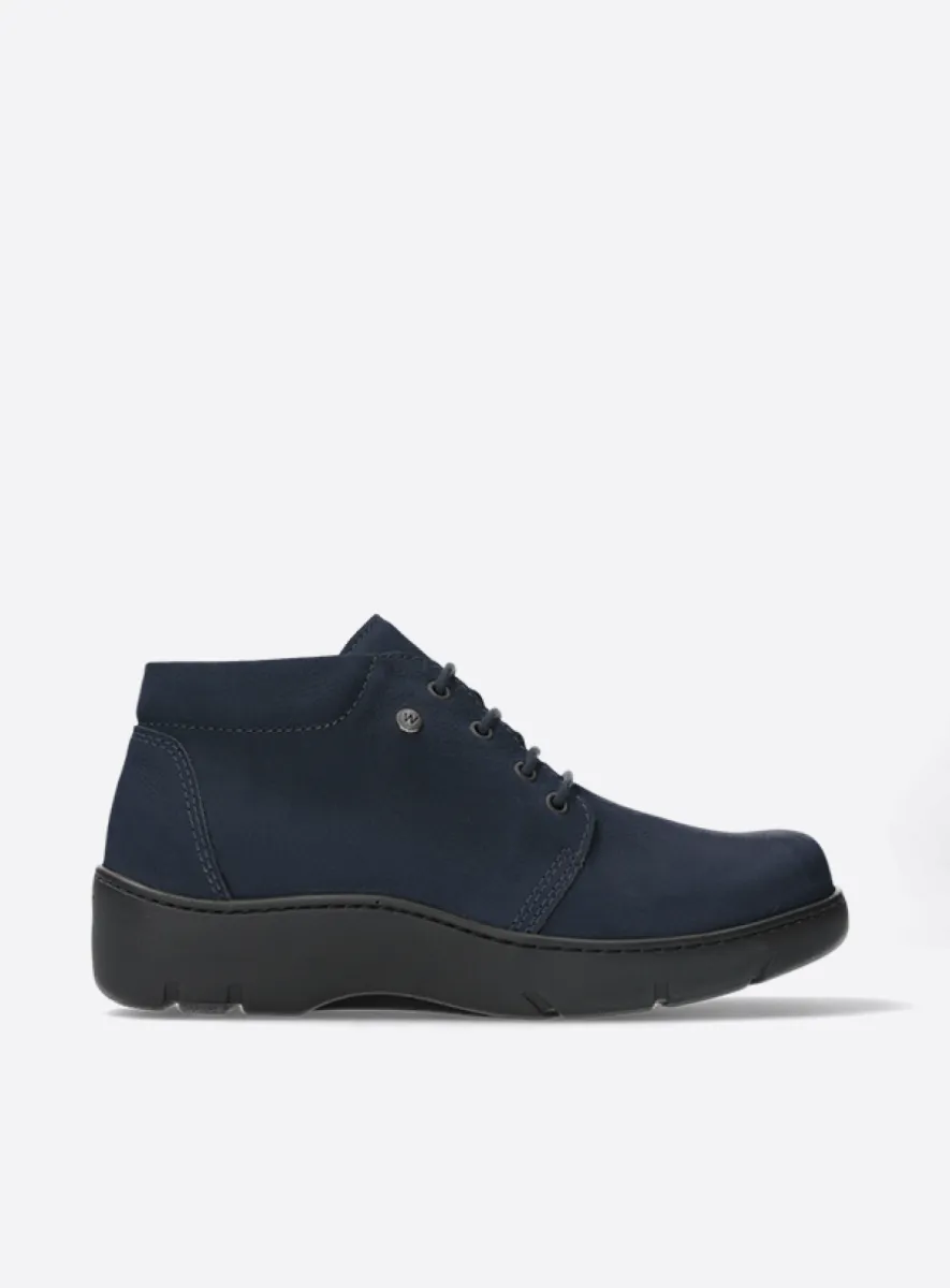 Wolky Tarda WR - Nubukleder dunkelblau Schnürschuhe für damen