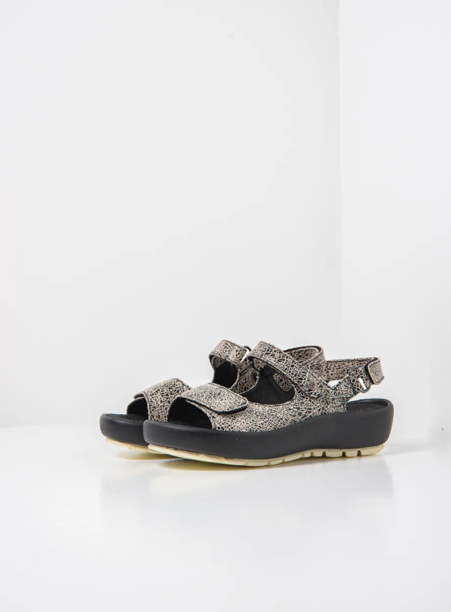 Wolky Brasilia - Veloursleder altweiß Sandalen für damen