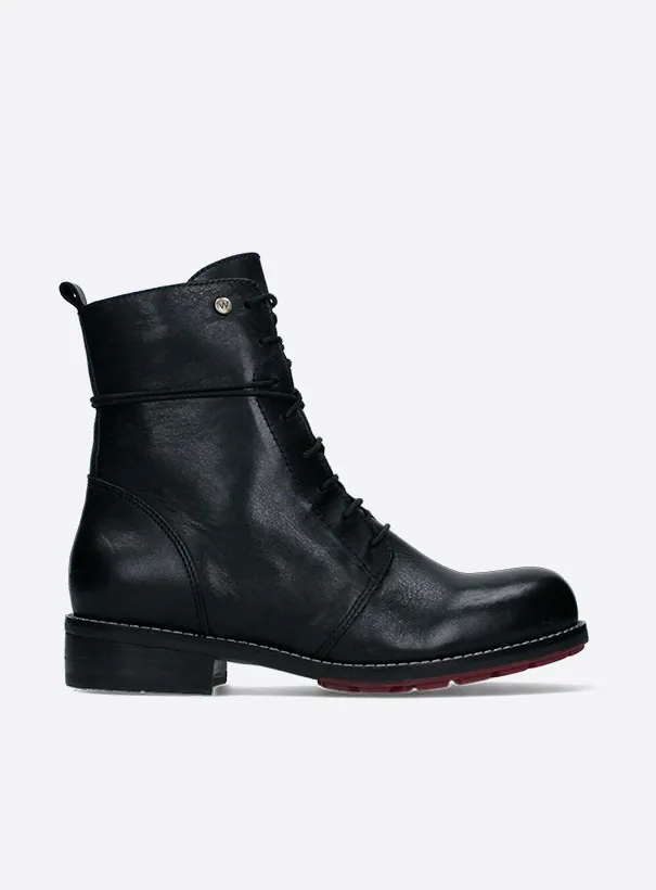 Wolky Murray - Leder schwarz Atmungsaktive Schuhe für damen