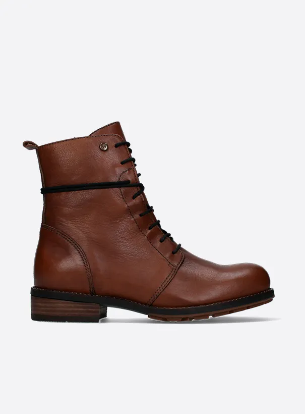 Wolky Murray - Leder cognac Stiefel für damen