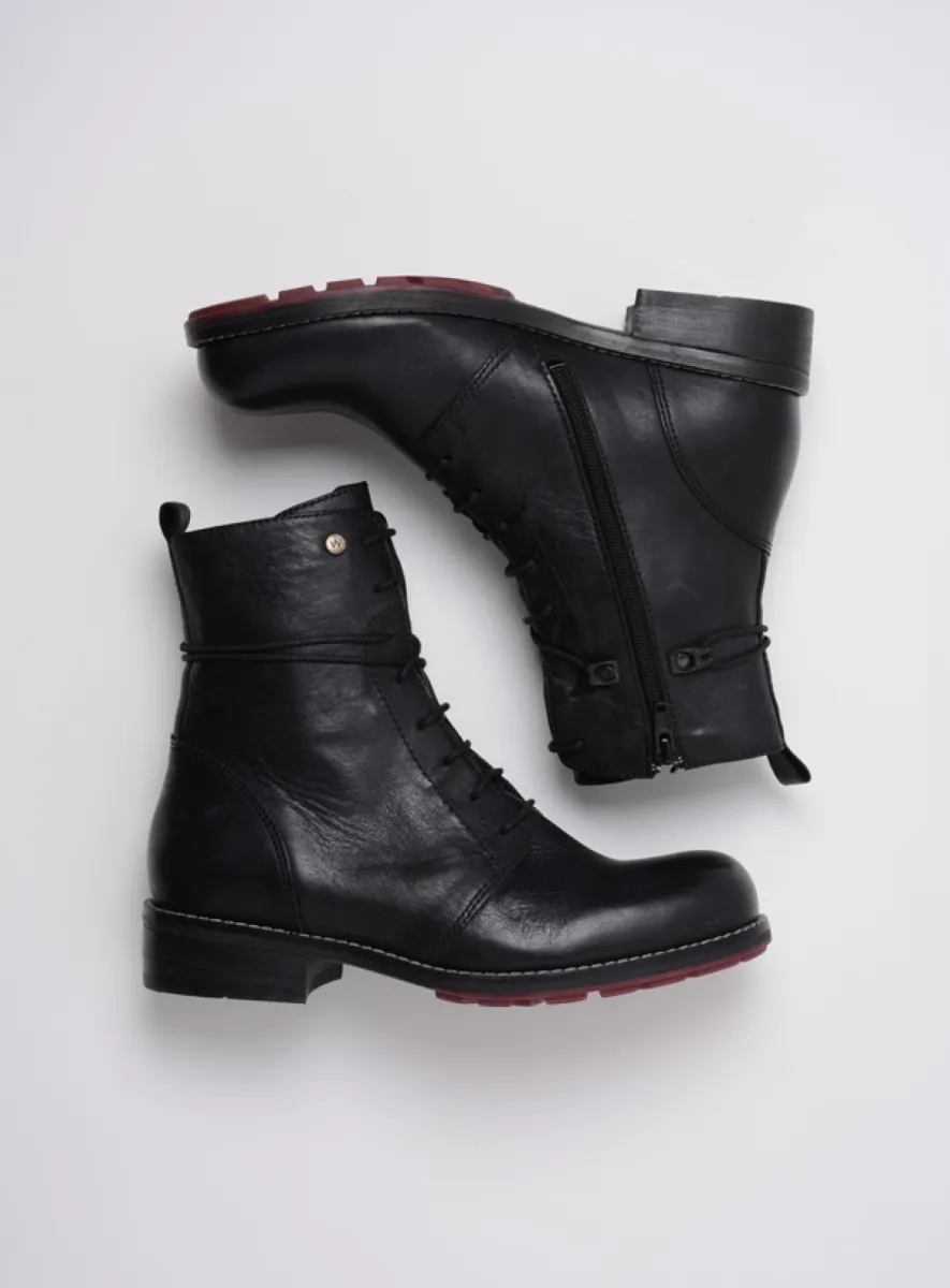 Wolky Stiefeletten 04444 Murray+ 20000 Leder schwarz