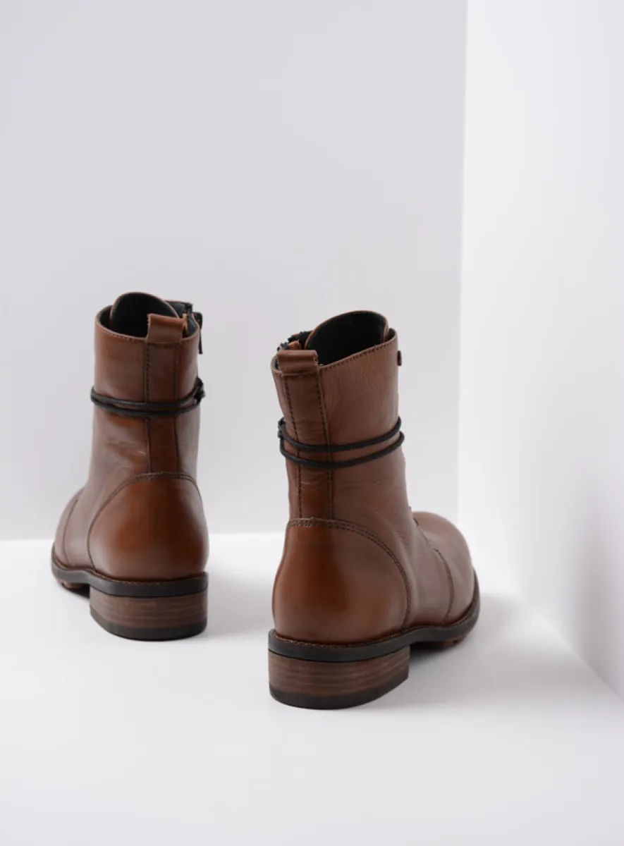 Wolky Stiefeletten 04444 Murray+ 20430 Leder cognac