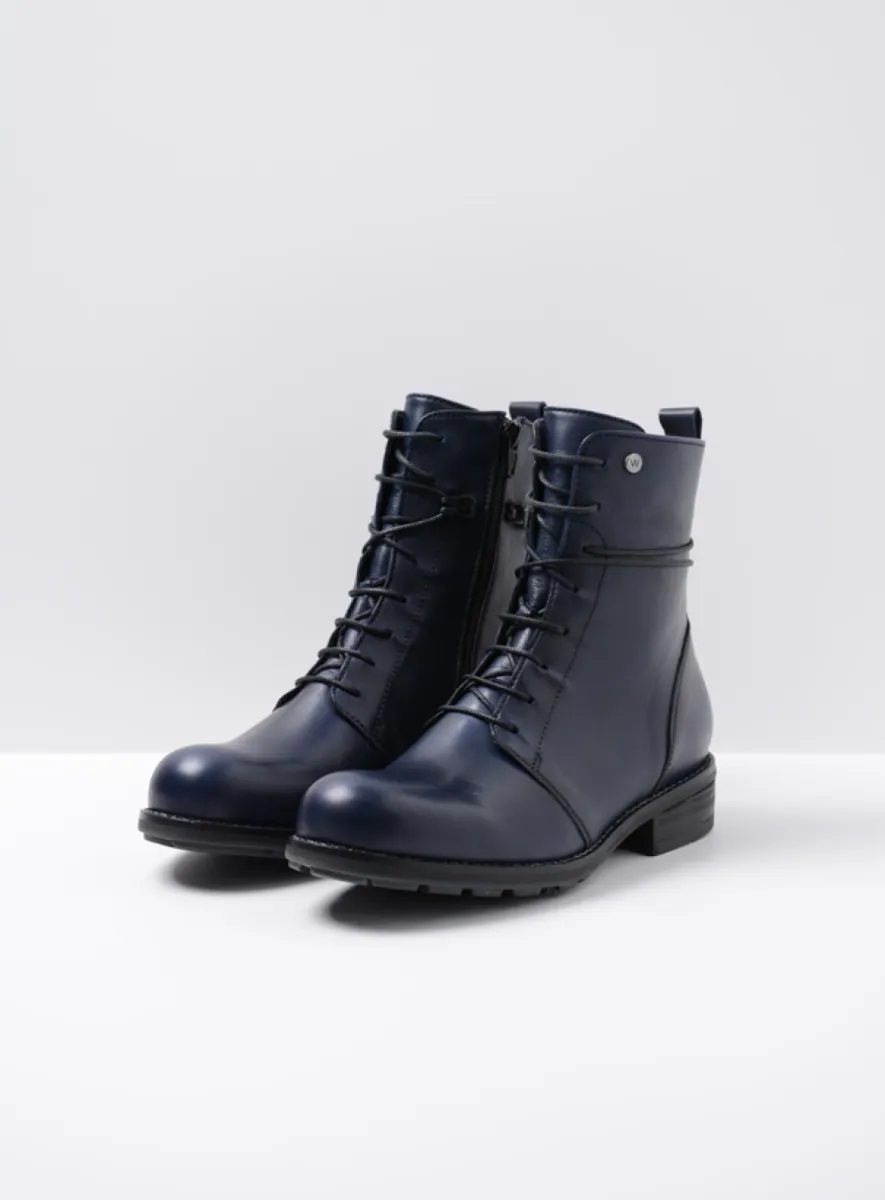 Wolky Murray+ - Leder blau Atmungsaktive Schuhe für damen