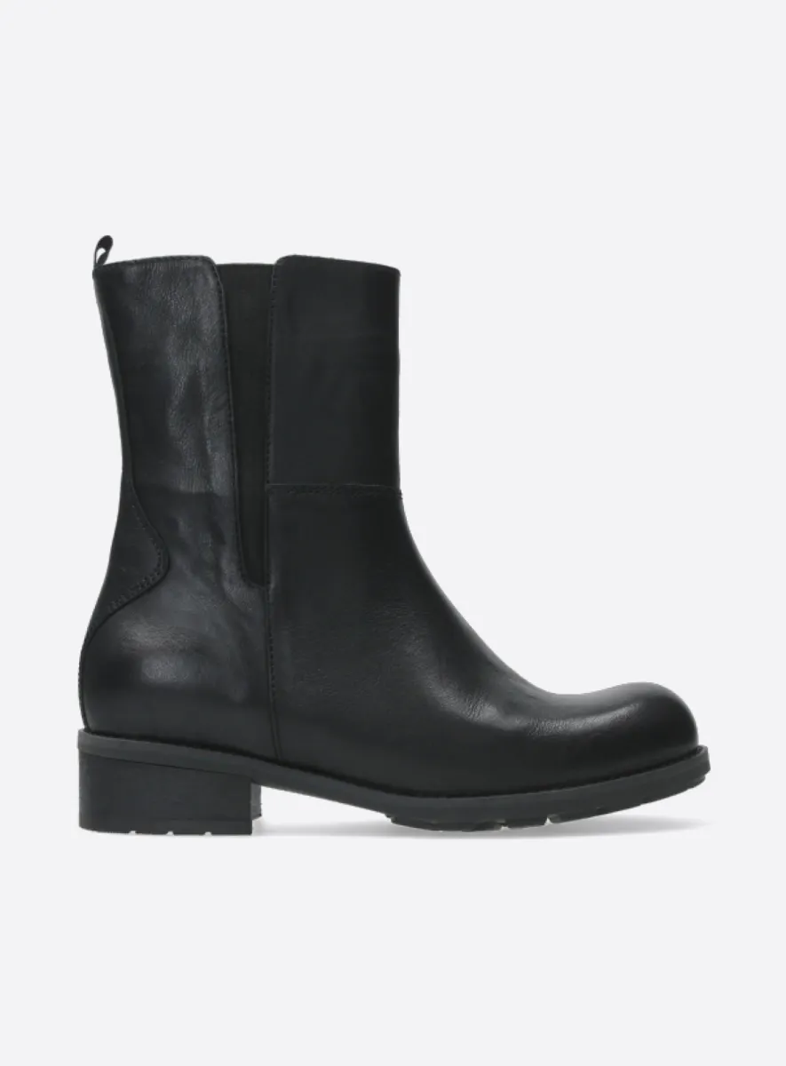Wolky Neola - Leder schwarz Stiefel für damen