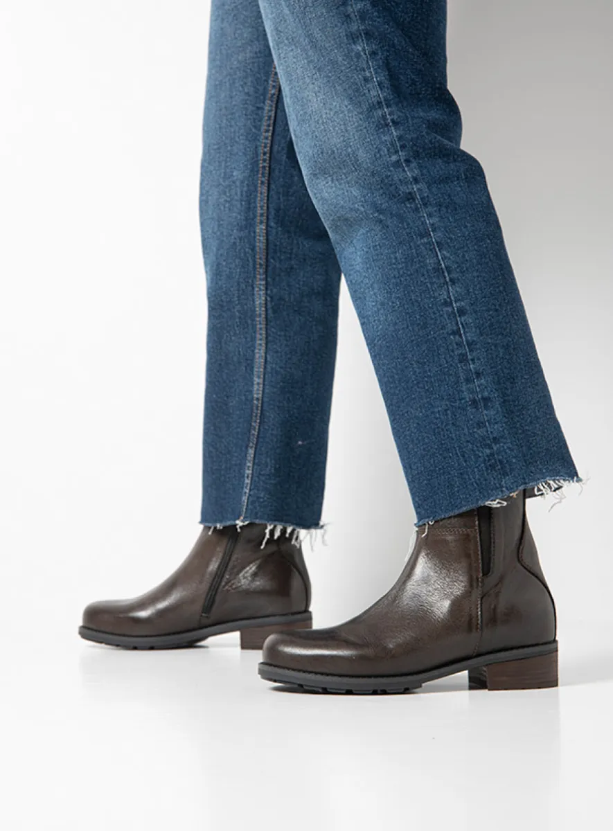 Wolky Stiefel 04450 Neola 38300 Leder braun