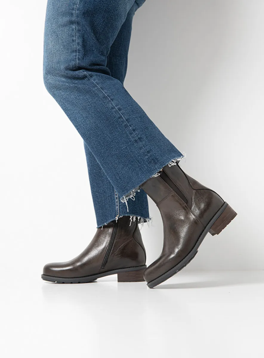 Wolky Stiefel 04450 Neola 38300 Leder braun