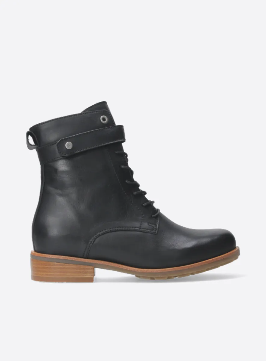 Wolky Sutton - Leder schwarz Atmungsaktive Schuhe für damen
