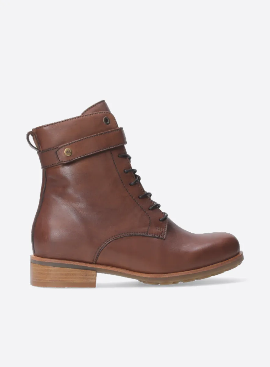 Wolky Sutton - Leder cognac Atmungsaktive Schuhe für damen