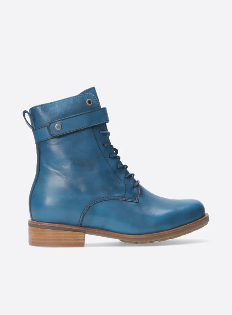 Wolky Sutton - Leder petrol Atmungsaktive Schuhe für damen