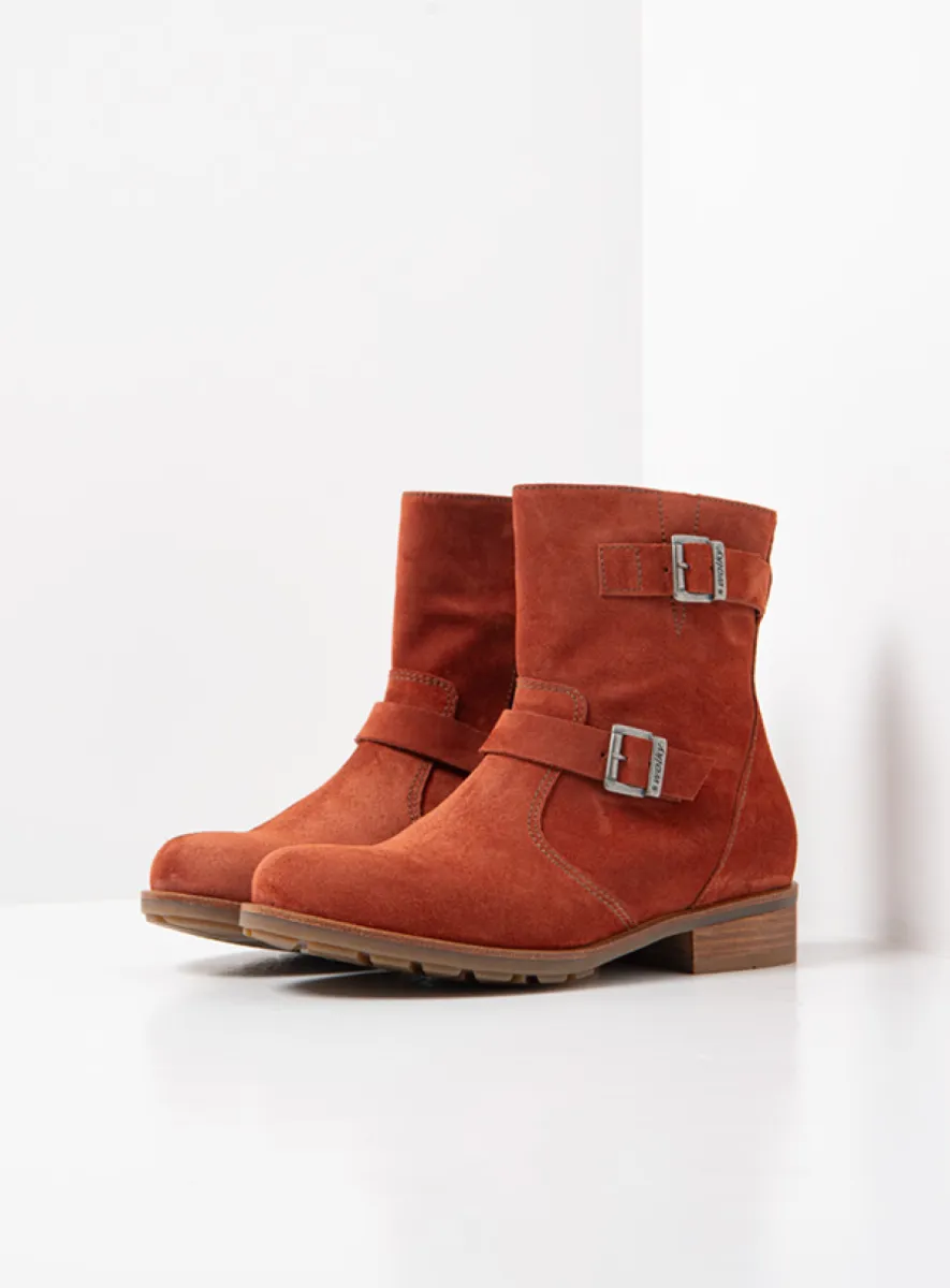 Wolky Stiefeletten 04486 Devon 40434 Veloursleder terra