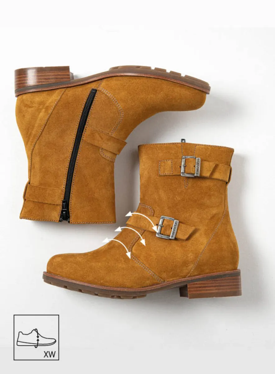 Wolky Stiefeletten 04486 Devon 40925 Veloursleder ocker